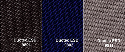 Duotec ESD tkanina – oblazinjenje stolov Bimos Unitec
